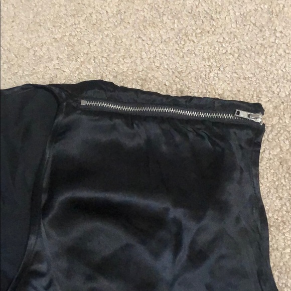 100% black silk top - Picture 4 of 5